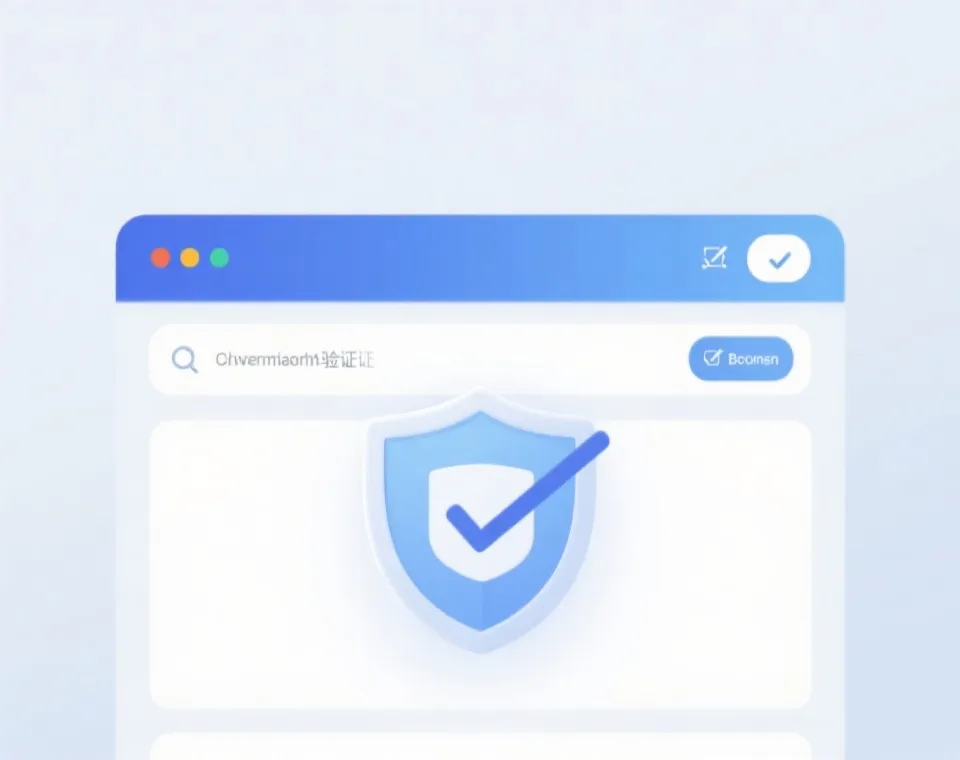 网址真伪识别示意图