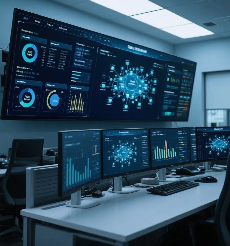 平台监控与调度示意图